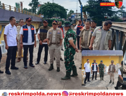 Jembatan Sementara di Kemang Pratama Siap Dilalui, Kepala BNPB Bersama Kasdim 0507/Bekasi Lakukan Tinjauan