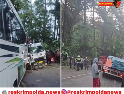 Kecelakaan Tragis di Jalan Raya Cipanas – Cianjur: 5 Kendaraan Terlibat, Kemacetan Total di Jalan Raya