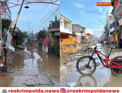 Banjir di Pondok Gede Permai dan Villa Nusa Indah 2 Telah Surut Menyisakan Lumpur Tebal dan Sampah