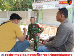 Babinsa Eretan Kulon Sertu Warnita Jalin Komsos dengan Tokoh Pemuda, Perkuat Kebersamaan di Masyarakat