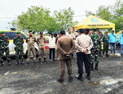 Muspika Pakis Jaya Gelar Apel Pengamanan Wisata Pantai Tanjung Pakis Karawang Ciptakan Situasi Aman Saat Libur Lebaran