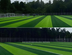 Desa Cibeber Bangun Lapangan Mini Soccer Standar FIFA dengan Dana Desa Rp1,5 Miliar