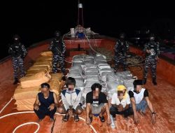 Operasi Laut Dalam Dua Tahap: Lebih dari 4 Ton Narkoba Disita di Kepri, Dalang Utama Masih Buron