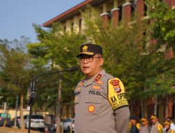 Kapolda Lampung Pimpin Apel Pagi, Soroti Kedisiplinan, Pelayanan Publik, dan Profesionalisme Anggota