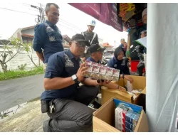 Tim Gabungan Sidak Toko Rokok Ilegal – 20.000 Batang Tanpa Pita Cukai Disita