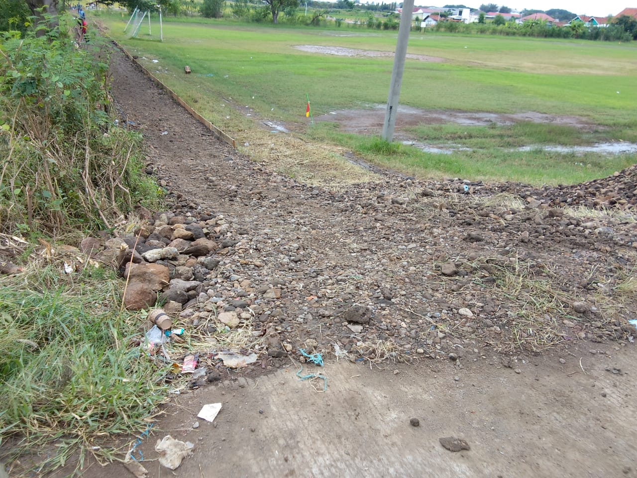 Desa Santing,Proyek Dana Desa Tanpa Dilengkapi Papan Informasi Diduga Dikerjakan Tak Sesuai Spesifikasi Dan Berpotensi Korupsi