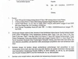 Polda Jabar Tangani Kasus Dugaan TPPO di Kabupaten Subang, Pelaku Janjikan Pekerjaan ke Tiongkok