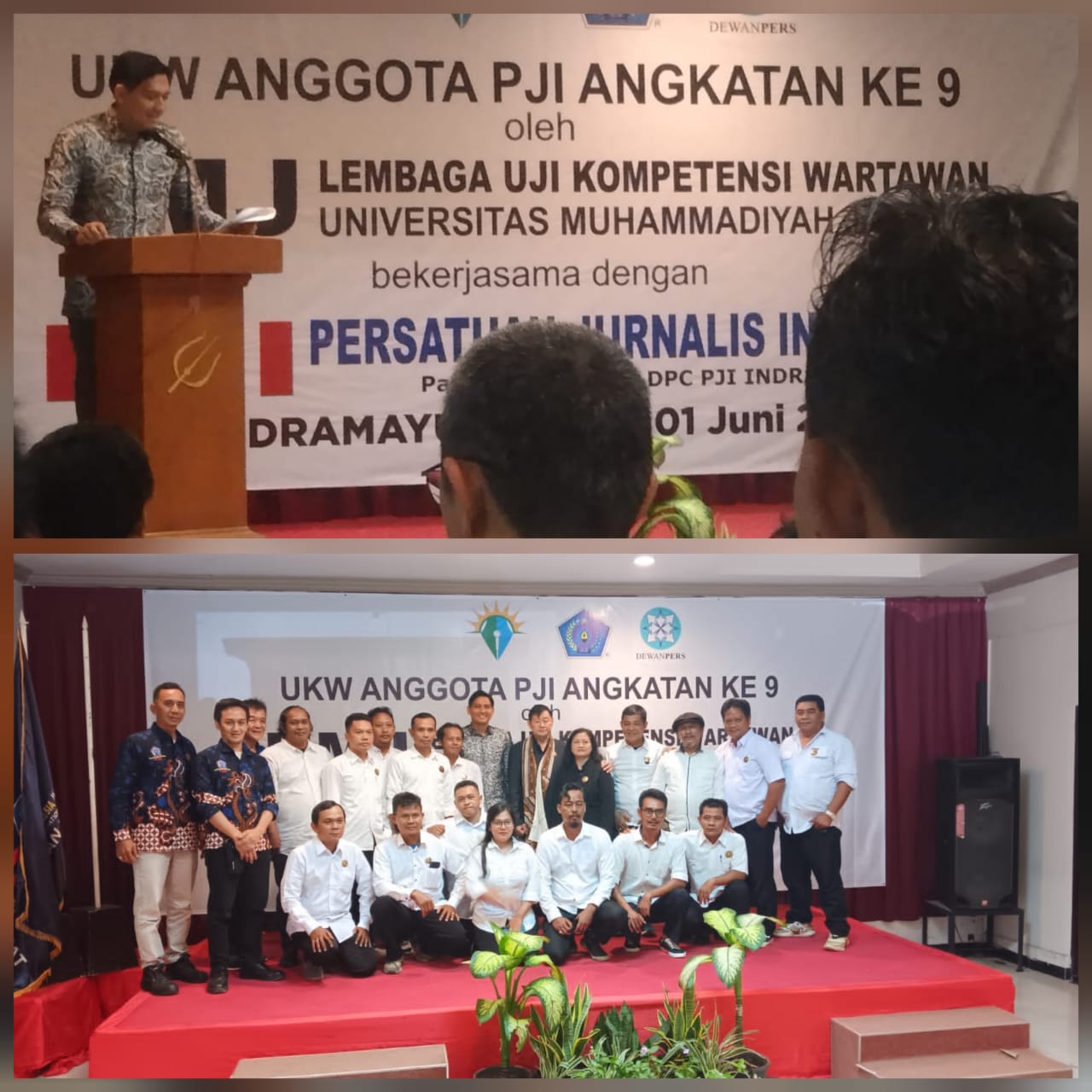 Bupati Indramayu Lucky Hakim Hadiri Pembukaan UKW PJI Jenjang Muda dan Madya