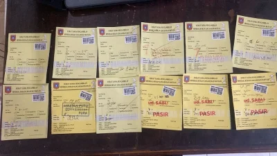 MODUS PEMALSUAN DOKUMEN PAJAK GALIAN C TERUNGKAP DI KARANGASEM, SOPIR TRUK GUNAKAN FAKTUR TIRUAN UNTUK MENGELABUI PETUGAS