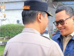 WAKAPOLDA LAMPUNG HADIRI PENYAMBUTAN RESMI MENTERI PERLINDUNGAN PEKERJA MIGRAN DI BANDARA RADEN INTEN II
