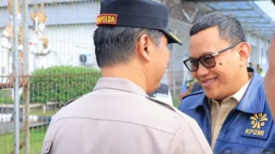 WAKAPOLDA LAMPUNG HADIRI PENYAMBUTAN RESMI MENTERI PERLINDUNGAN PEKERJA MIGRAN DI BANDARA RADEN INTEN II