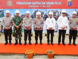 KAPOLRI RESMIKAN PELETAKAN BATU PERTAMA PEMBANGUNAN ASRAMA POLRESTA SAMARINDA‼ PROYEK STRATEGIS PENINGKATAN KESEJAHTERAAN DAN LAYANAN KEPOLISIAN