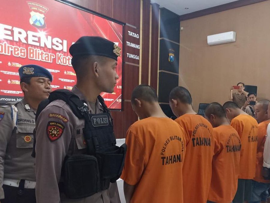 Polres Blitar Kota Bongkar 12 Kasus Aksi Premanisme, 13 Orang Ditetapkan sebagai Tersangka dalam Operasi Pekat Semeru II