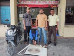 SEORANG PEGAWAI NEGERI SIPIL TERTANGKAP TANGAN SAAT BERUSAHA MENGAMBIL AC DI AREA RSUD ZAINOEL ABIDIN