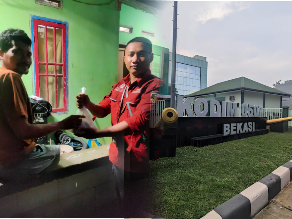 Kodim 0507 Kota Bekasi Distribusikan Daging Kurban kepada Warga Sumur Batu, Bersinergi dengan Jurnalis RESKRIMPOLDA.NEWS