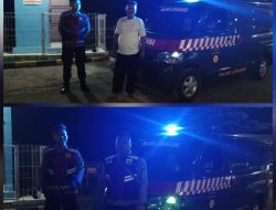 Polsek Losarang Laksanakan Patroli Malam Strong Point