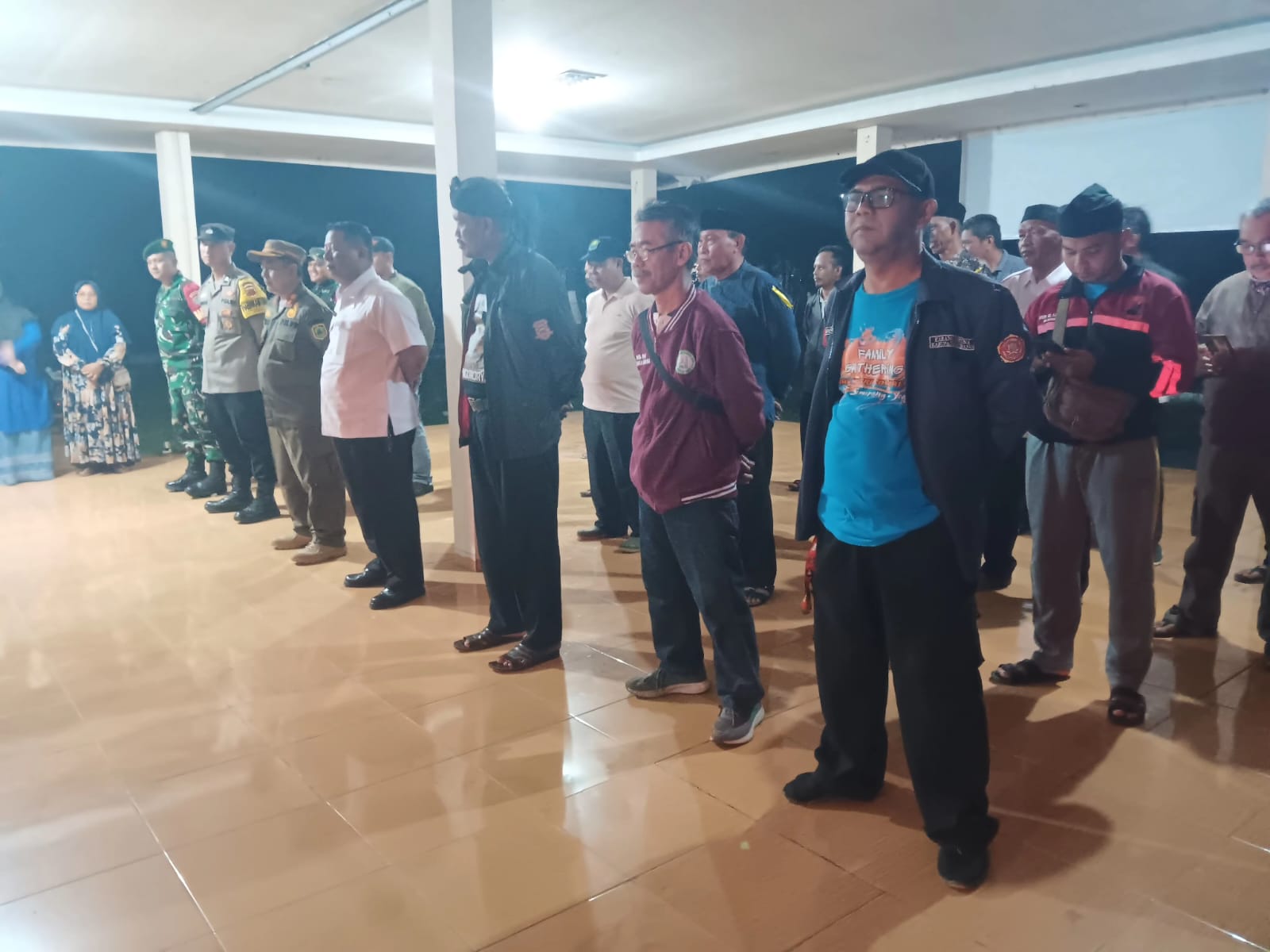 Apel Malam Patroli "Anak Batas Bermaen" Digelar di Kecamatan Compreng