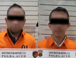 DUA PEGAWAI BANK SYARIAH DITAHAN PENYIDIK DITRESKRIMSUS POLDA ACEH, TERKAIT KASUS PENGGELAPAN KAS ATM SENILAI RP2,9 MILIAR