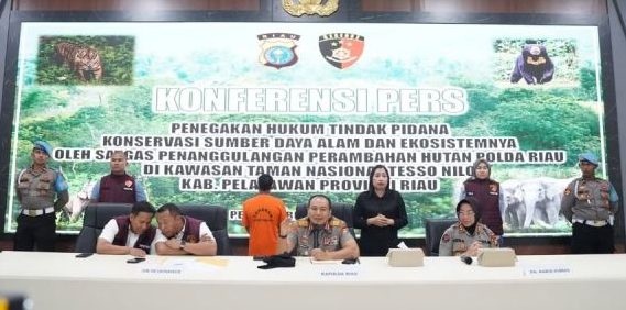 Polda Riau Bongkar Dugaan Jual-Beli Kawasan Konservasi Tesso Nilo oleh Tokoh Adat Berkedok Tanah Ulayat