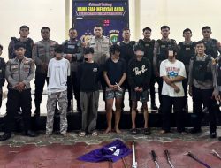 Tawuran Bersenjata Tajam Kembali Pecah di Jantung Ibu Kota, Lima Remaja Ditangkap Polisi