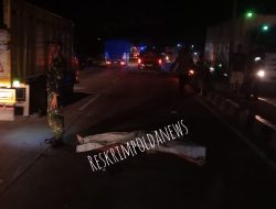 Kurangnya Penerangan Jalan Raya Jangga:mengakibatkan Tabrakan Sepeda Motor Pengendara Revo Tewas