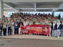 Satlantas Polres Metro Bekasi Kota Tanamkan Disiplin Lalu Lintas Pelajar Lewat Program “Police Goes To School” di SMA Al Azhar 8