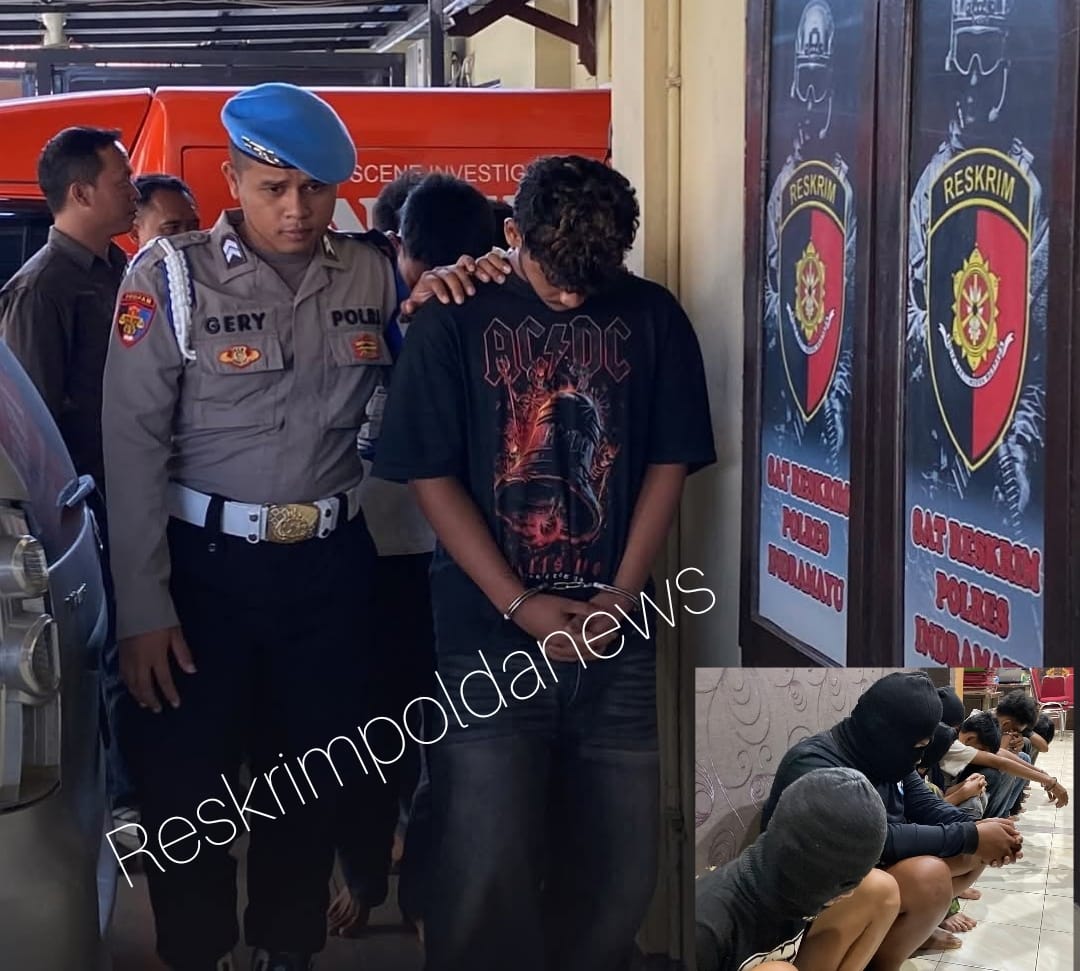 Pelajar Indramayu DiKroyok Dengan Sadis Hingga Tewas:7 Orang Di Tangkap Rata-Rata Pelaku Usia Belasan Tahun