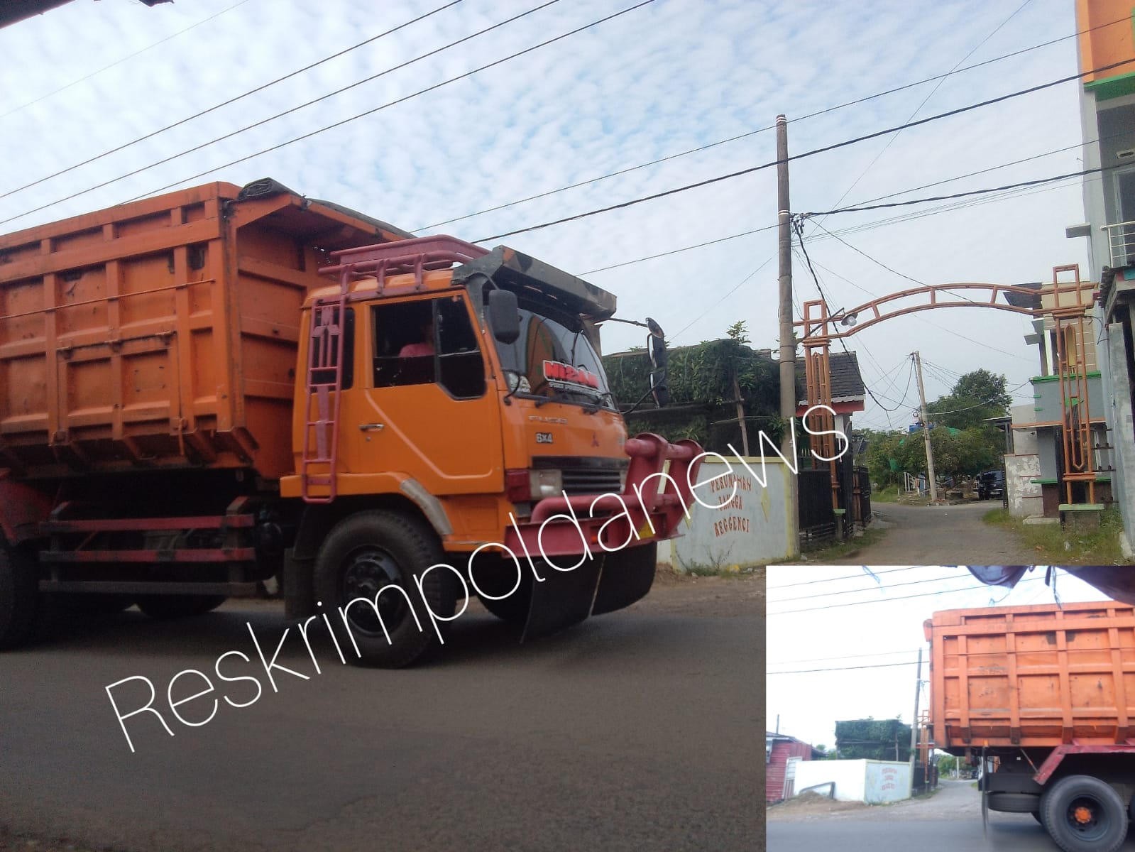 Resah Kendaraan Truk Besar Lalu Lalang,Warga Di jalan jangga Terisi MintaPemangku Kebijakan Turun Tangan