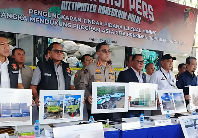 Bareskrim Ungkap Tambang Ilegal di IKN dan Tahura, Negara Rugi Rp5,7 Triliun
