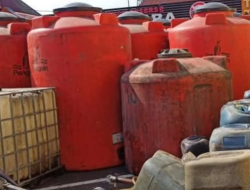 Satreskrim Polres Pinrang Gerebek Gudang Penimbunan BBM Bersubsidi Ilegal di Jantung Kota