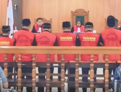 Delapan Anggota Perguruan Silat Divonis Penjara 6 Bulan 15 Hari atas Kasus Perusakan Kantor Polsek Watulimo