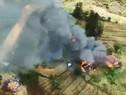 TPNPB-OPM Bakar Rumah Bupati dan Kantor Distrik di Puncak: TNI Bantah Jadikan Lokasi Sebagai Pos Militer