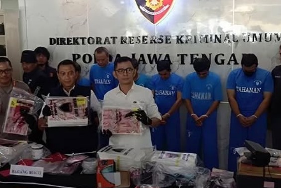 Polda Jateng Bongkar Sindikat Percetakan Uang Palsu di Boyolali, 150 Lembar Pecahan Rp100 Ribu Sudah Beredar