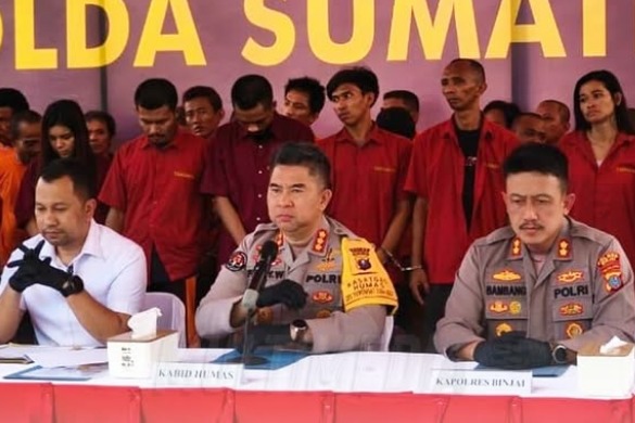 Tim Gabungan Polda Sumut Bongkar 429 Kasus Narkoba, 534 Tersangka Ditangkap dengan Barang Bukti Rp298 Miliar