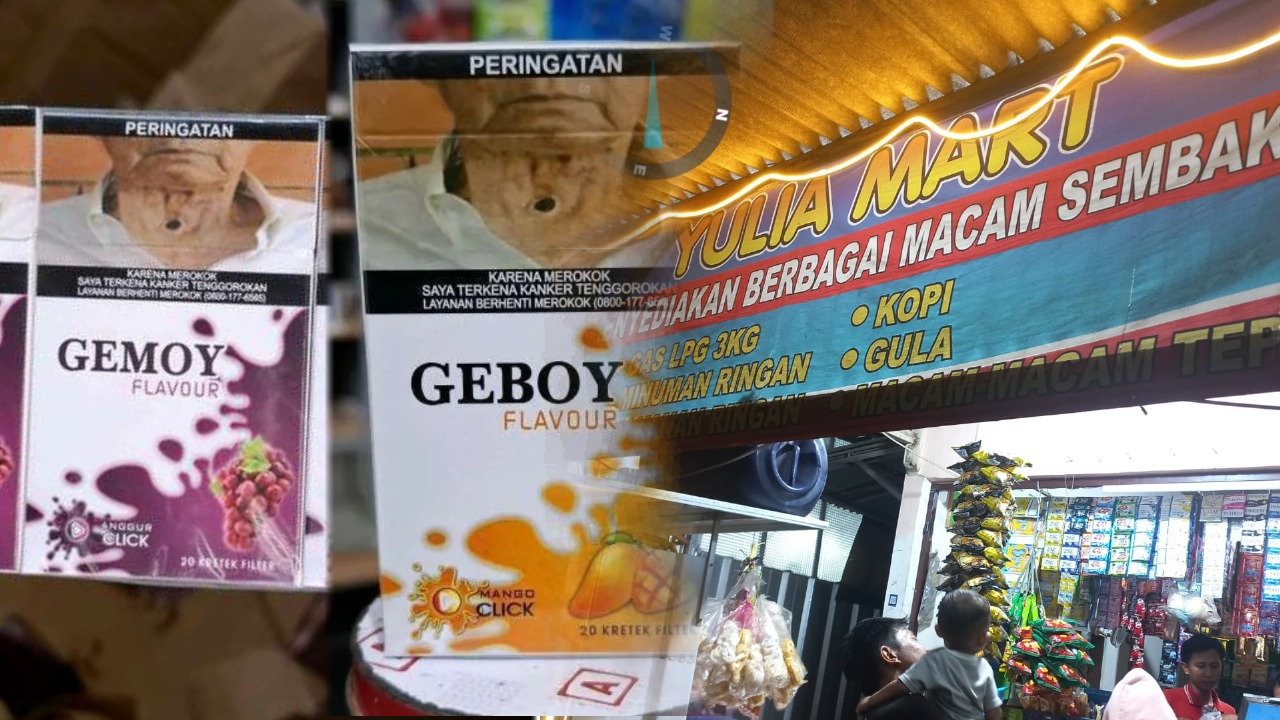 Toko Yulia Mart Diduga Keras Edarkan Rokok Ilegal dan Jajanan Roti Kedaluwarsa