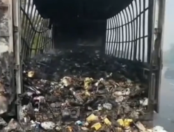 Truk Kontainer Bermuatan Ribuan Paket E-commerce Ludes Terbakar di Tol Cipali Subang, Arus Lalu Lintas Sempat Lumpuh Satu Jam