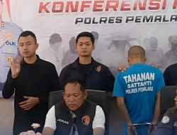POLRES PEMALANG AMANKAN PRIA PENGEDAR UANG PALSU DI DESA KLEGEN
