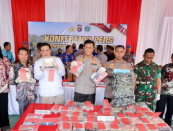 Polda Kalteng Gagalkan Penyelundupan 46,7 Kg Sabu Asal Malaysia, Empat Kurir Ditangkap di Lamandau