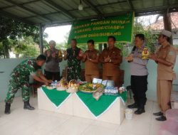 Koramil Ciasem Gelar Syukuran HUT TNI ke-80 dengan Numpeng dan Makan Bersama