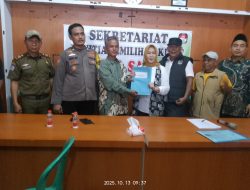 Siap Membangun Desa Hj,Nur Hasanah di Kawal Ratusan Simpatisan Maju Untuk Mendaftar Jadi Bakal Calon Kuwu Desa Santing