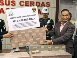 KEJATI LAMPUNG BERHASIL PULIHKAN KEUANGAN NEGARA RP11,14 MILIAR DARI KASUS KORUPSI PROYEK JTTS 2017–2019