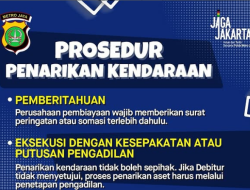 PROSEDUR RESMI PENARIKAN UNIT KENDARAAN OLEH PIHAK PEMBIAYAAN