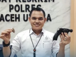 Polres Aceh Utara Buru Penjual dan Perantara Penyelundupan Senpi ke Lapas Lhoksukon