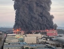 PUSAT LOGISTIK E-LAND FASHION DI CHEONAN HANGUS TERBAKAR, 11 JUTA PRODUK FASHION MUSNAH