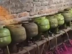 BARESKRIM POLRI GEREBEK LOKASI PENGOPLOSAN GAS LPG BERSUBSIDI DI SUKOHARJO, DUA PELAKU DITANGKAP, RIBUAN TABUNG DISITA