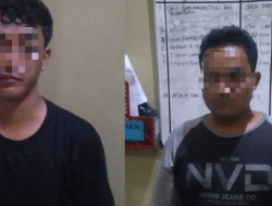 SATRESKRIM POLSEK SEWON RINGKUS DUA PELAKU PENCURIAN PAKET PONSEL SENILAI RP32,9 JUTA DI GUDANG EKSPEDISI