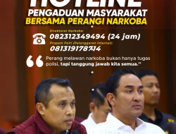 BARESKRIM POLRI BUKA HOTLINE PENGADUAN UNTUK BERANTAS PEREDARAN NARKOBA