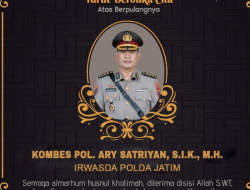 KELUARGA BESAR WIRA PRATAMA ALUMNI AKABRI KEPOLISIAN 1997 SAMPAIKAN DUKA CITA ATAS WAFATNYA IRWASDA POLDA JATIM