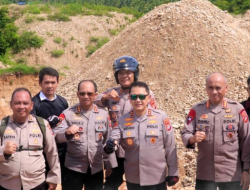 Kapolda Gorontalo Tinjau Langsung Lokasi Pertambangan Emas Tanpa Izin di Pohuwato