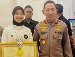 Kapolri Berikan Apresiasi Rekrutmen SIPSS kepada Atlet Panjat Tebing Peraih Emas SEA Games Asal Riau